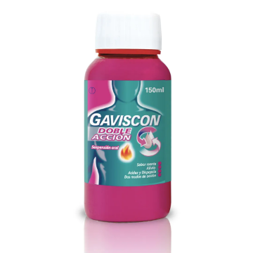 Product image of Gaviscon doble acción suspensión oral 500 mg x 150 ml