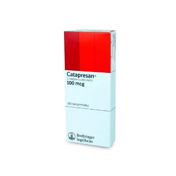 Product image of Catapresan 100 mcg x 30 comprimidos