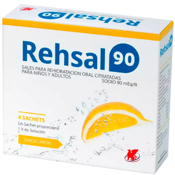 Product image of Rehsal 90 x 4 sobres sabor a limón