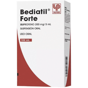 Bediatil forte 200 mg / 5 ml solución oral x 100 ml