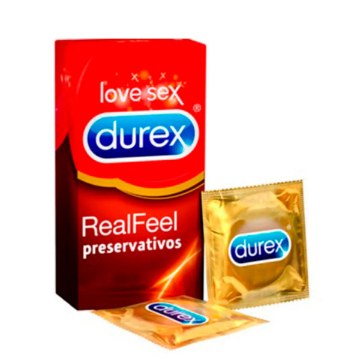 Durex preservativos real feel x 3 unidades