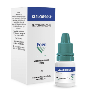 GLAUCOPROST 0,004% SOLUCION OFTALMICA 3 ML (TRAVOPROST)