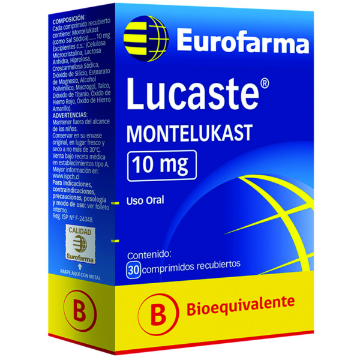 Product image of LUCASTE 10 MG 30 COMP. CH