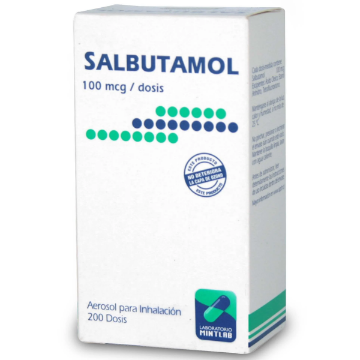 Product image of SALBUTAMOL-LF 100 MCG/DOSIS AEROSOL INHALACION 200 DOSIS