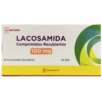 Product image of LACOSAMIDA [BE] 100 MG 30 COMPRIMIDOS RECUBIERTOS