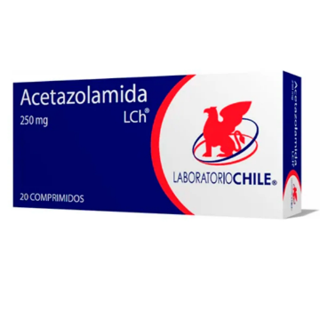 Product image of Acetazolamida 250 mg x 20 comprimidos