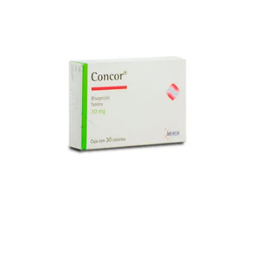 Product image of Concor 10 mg x 28 comprimidos recubiertos