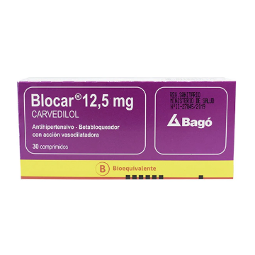 Product image of BLOCAR 12,5 MG X 30 COMP.