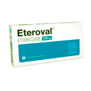 Product image of Eteroval 120 mg x 7 comprimidos recubiertos