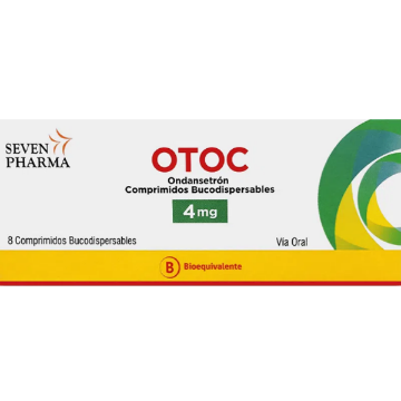 Product image of Otoc 4 mg x 8 comprimidos bucodispersables