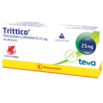 Product image of Trittico 25 mg x 20 cápsulas