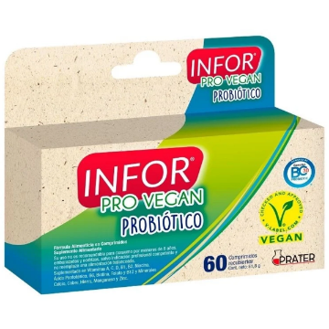 Product image of INFOR PRO VEGAN PROBIOTICO X 60 COMP.