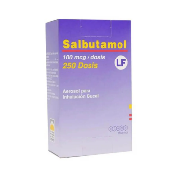 Product image of Salbutamol LF 100 mcg x 250 dosis