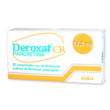 Product image of Deroxat CR 12,5 mg x 30 comprimidos recubrimiento entérico liberación prolongada