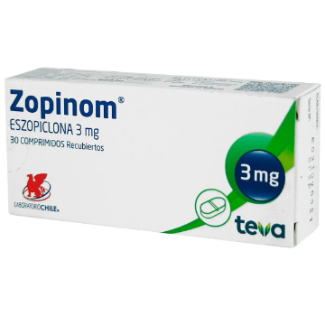 Product image of Zopinom 3 mg x 30 comprimidos recubiertos