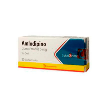 Product image of Amlodipino 5 mg x 30 comprimidos recubiertos