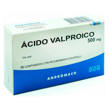 Product image of Acido Valproico 500 mg x 30 comprimidos recubiertos