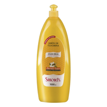 Product image of SIMONDS DERMO CARE JALEA REAL HIPOALERGENICO JABON LIQUIDO GLICERINA 1 L.