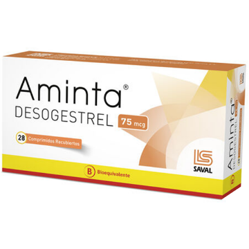 Product image of Aminta 75 mcg x 28 comprimidos recubiertos