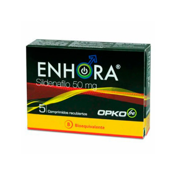 Product image of Enhora 50 mg x 5 comprimido recubierto