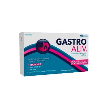 Product image of Gastroaliv 262 mg x 20 comprimidos masticables