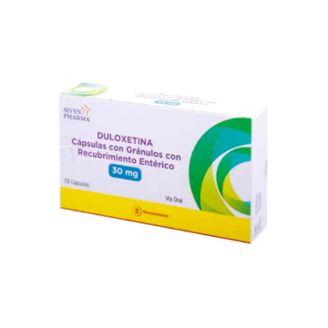 Product image of Duloxetina 30 mg x 28 cápsulas con gránulos de recubrimiento entérico