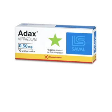 Product image of Adax 0,5 mg x 30 comprimidos