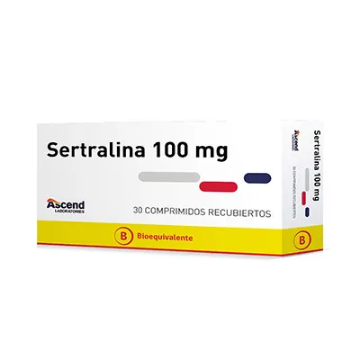 Product image of Sertralina 100 mg x 30 comprimidos recubiertos