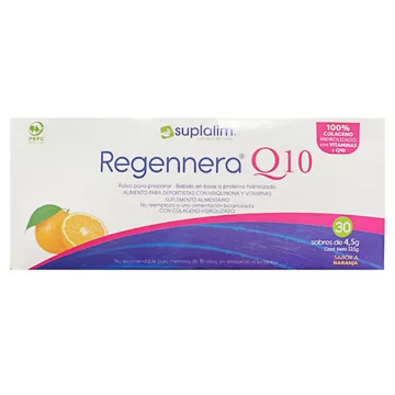 Product image of REGENNERA-Q10 POLVO SOLUCION ORAL 30 SOBRES