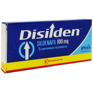 Product image of Disilden 100 mg x 5 comprimidos recubiertos