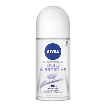 Product image of NIVEA WOMEN PURE & SENSITIVE DESODORANTE ROLL-ON 50 ML