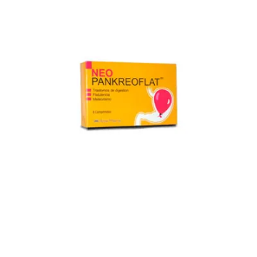 Product image of Neo Pankreoflat x 8 comprimidos con recubrimiento enterico