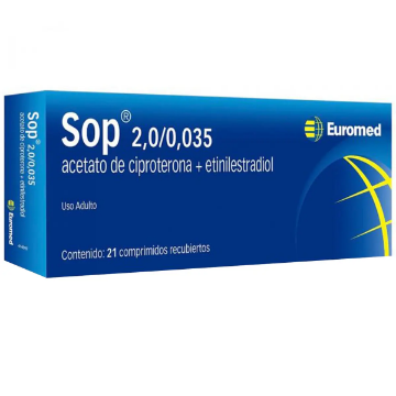 Product image of Sop 2 / 0,035 x 21 comprimidos recubiertos