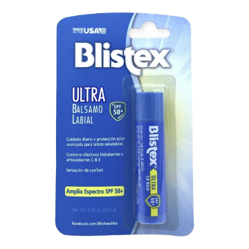 Product image of Blistex SPF50+ ultra bálsamo labial 4,25 g x 1 unidad