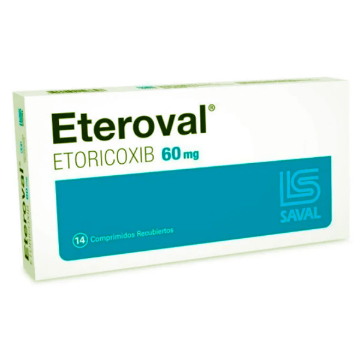 Product image of Eteroval 60 mg x 14 comprimidos recubiertos