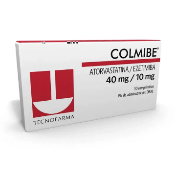 Product image of Colmibe 10 + 40 mg x 30 comprimidos recubiertos