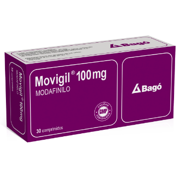 Product image of MOVIGIL 100 MG 30 COMPRIMIDOS (MODAFINILO)