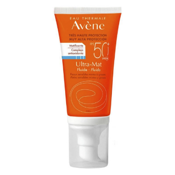 Product image of Avene ultra mate perfecto muy alta protección SPF50+ piel sensible mixta grasa fluido x 50 ml