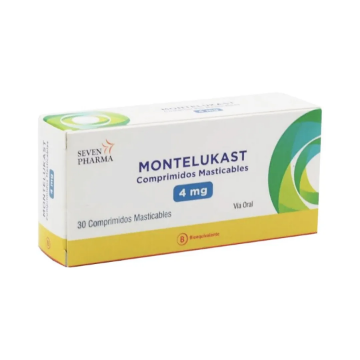 Product image of Montelukast 4 mg x 30 comprimidos masticables