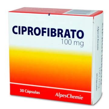 Product image of Ciprofibrato 100 mg x 30 cápsulas