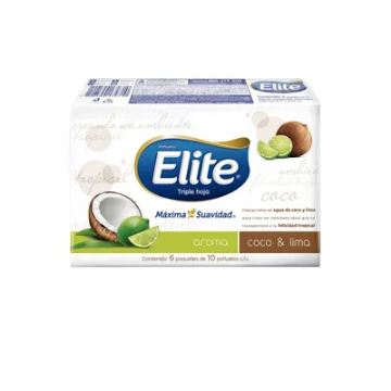 Product image of Pañuelos desechables elite aroma pack x 6 unidades