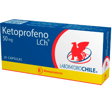 Product image of Ketoprofeno 50 mg x 20 cápsulas