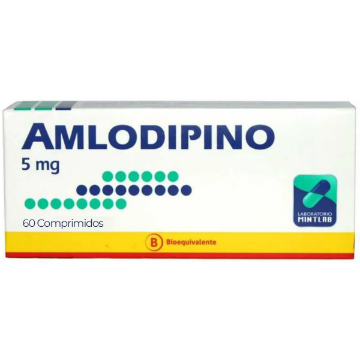 Product image of Amlodipino 5 mg x 60 comprimidos