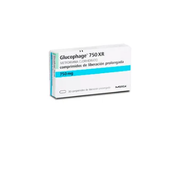 Product image of Glucophage XR 750 mg x 30 comprimidos liberación prolongada