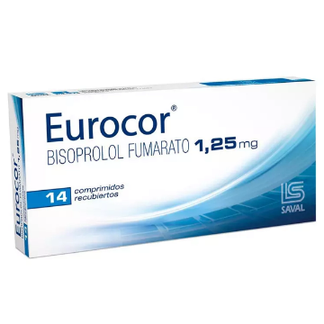 Product image of EUROCOR 1,25 MG X 14 COMP.