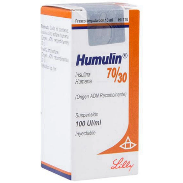 Product image of INSUL. HUMULIN 70/30 100UI/ML X 1 UNID.