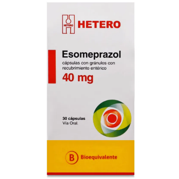 Product image of Esomeprazol 40 mg x 30 cápsulas con ranulos recubrimiento enterico