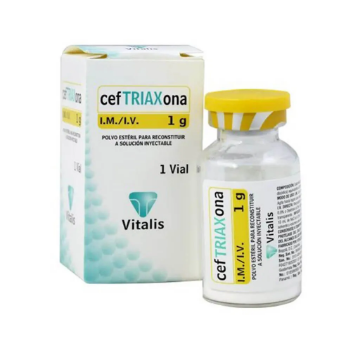 Product image of Ceftriaxona 1 g x 1 ampolla