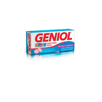 Product image of Geniol Infantil 160 mg x 16 comprimidos