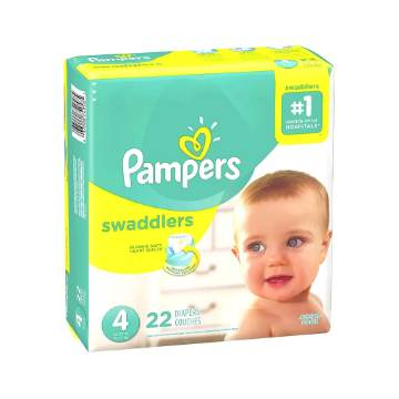 Product image of Pampers swaddler xxg x 22 unidades